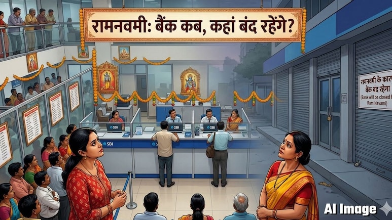 Bank Holiday on Ram Navami: रामनवमी पर बंद रहेंगे बैंक, कहां कब है छुट्टी? नोट कर लीजिए नहीं तो लग सकता है 4 दिन का चक्&zwj;कर!
