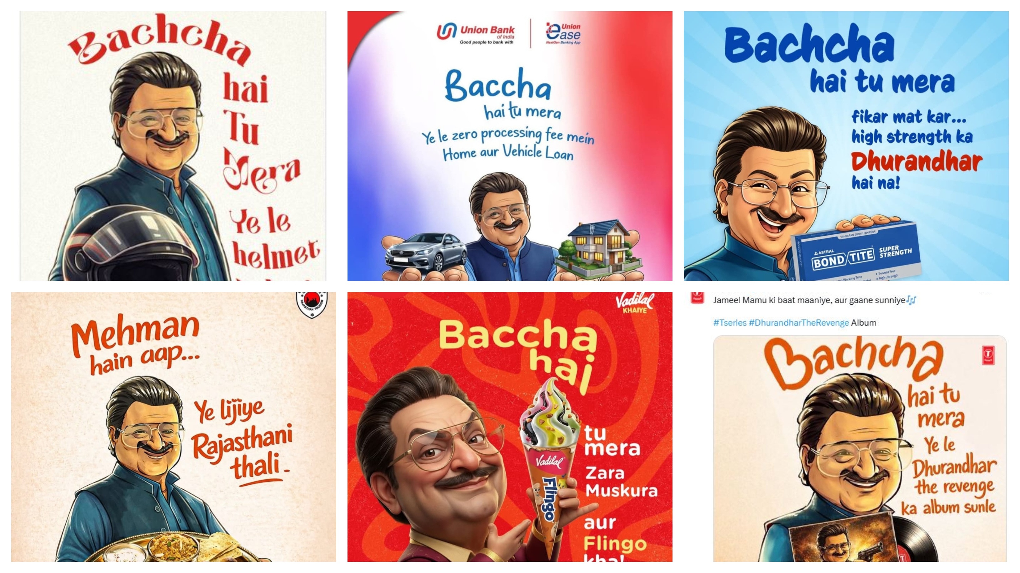 Dhurandhar 2 Success: How Brands Using Rakesh Bedi's 'Bachcha Hai Tu Mera' Dialogue To Promote Products