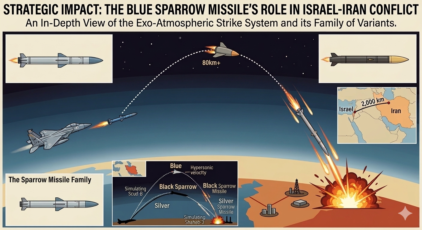 Explained: Israel's Sparrow Missiles And The Role In Operation Epic Fury
