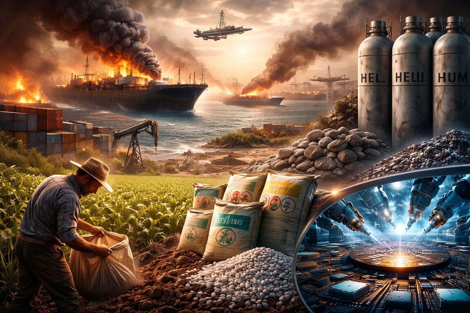 तेल नहीं, अब &lsquo;खाद&rsquo; और &lsquo;हीलियम&rsquo; भी, ईरान जंग से खेती से लेकर टेक इंडस्ट्री तक कैसे बढ़ा संकट