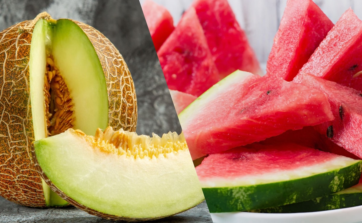 Muskmelon and watermelon Muskmelon and watermelon