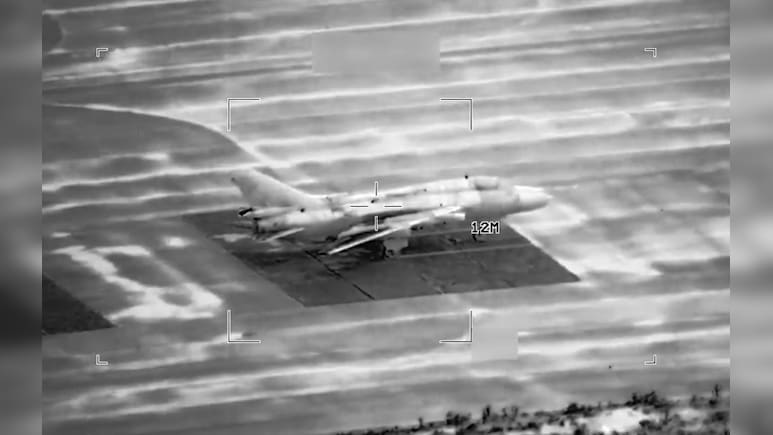 On Camera, US Destroys Iran's Parked Fighter Jets, Drones