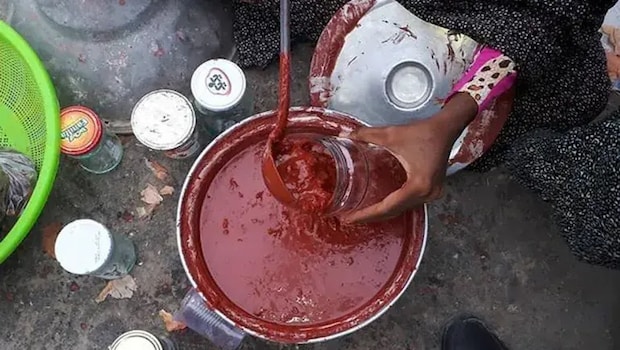 Why People On Hormuz Island In Iran Eat A Fish Sauce Made Of Red Sand