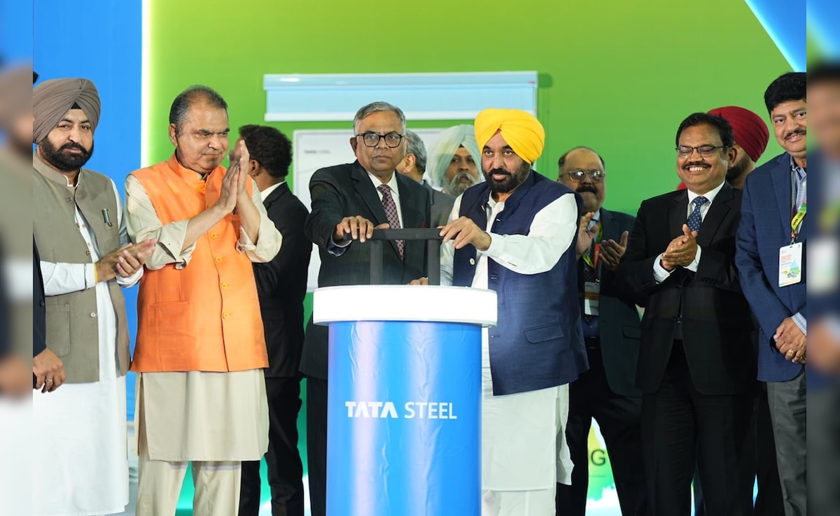 Bhagwant Mann Inaugurates Tata Steel's Rs 3,200-Crore Facility In Punjab