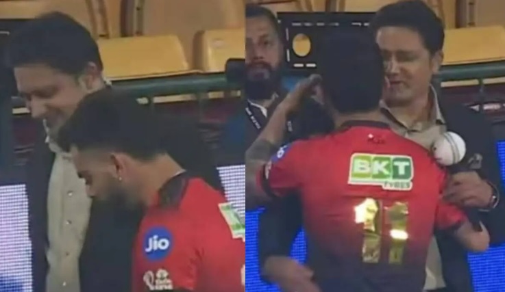 मनमुटाव के करीब 10 साल बाद, कोहली ने कुंबले को लगाया गले से, देखें Video