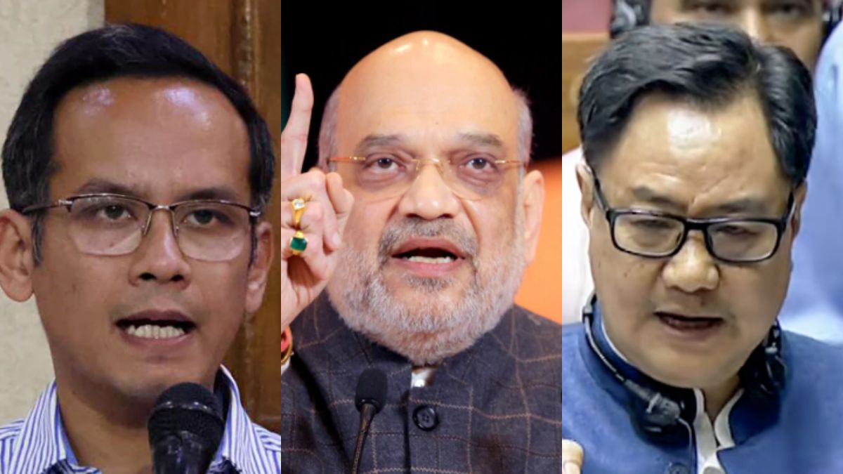 Gaurav Gogoi Fires A Barb At Kiren Rijiju, Gets A Response From Amit Shah