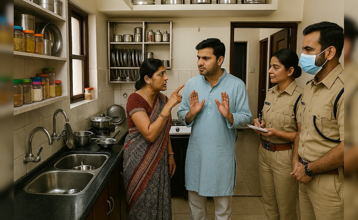 गजब! पति ने नहीं मांजे बर्तन तो पत्नी ने बुला ली पुलिस, माजरा सुनकर थानेदार भी नहीं रोक पाए अपनी हंसी!