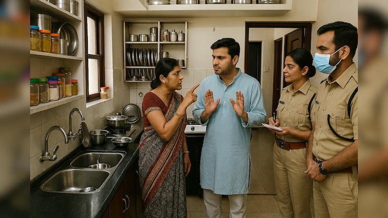 गजब! पति ने नहीं मांजे बर्तन तो पत्नी ने बुला ली पुलिस, माजरा सुनकर थानेदार भी नहीं रोक पाए अपनी हंसी!