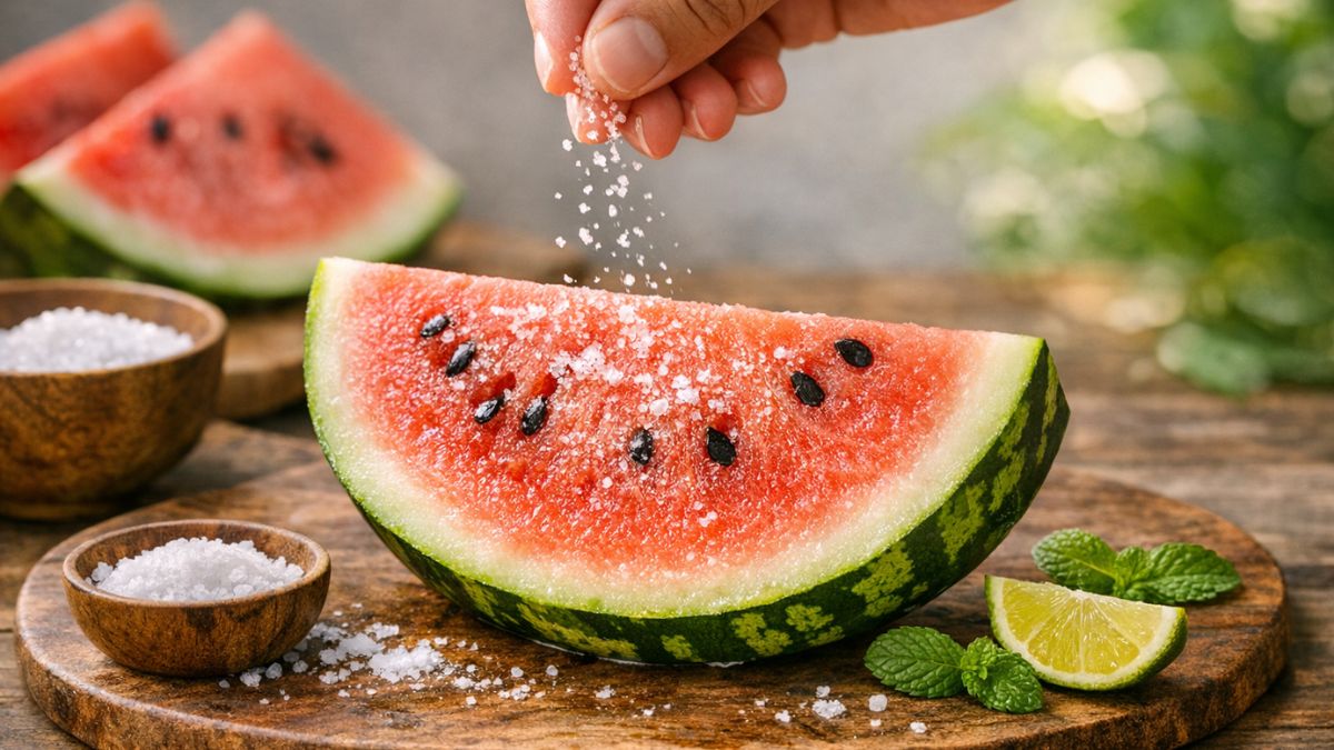 Why You Should Add A Pinch Of Salt To Watermelon Before Eating It