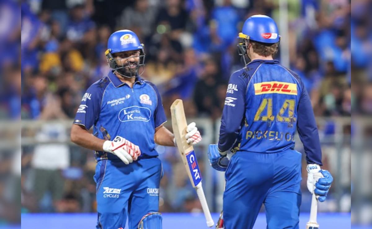 MI vs KKR LIVE Score, IPL 2026: Rohit Sharma Aims Ton, Ryan Rickelton Solid As MI Cruise In Chase vs KKR
