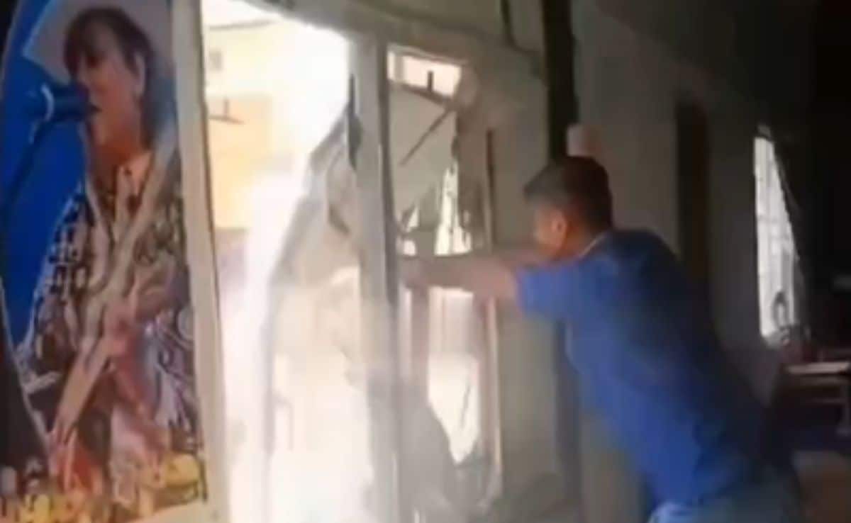 Congress Worker Kicks Zubeen Garg's Photo, Vandalises Party Office In Assam