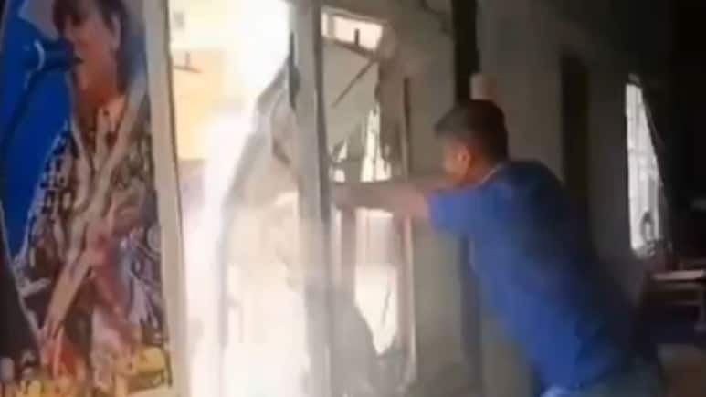 Congress Worker Kicks Zubeen Garg's Photo, Vandalises Party Office In Assam