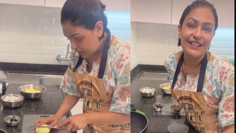 फिल्म गोलमाल की एक्ट्रेस ने शेयर की मां की &lsquo;आंबट बटाटा&rsquo; रेसिपी, स्वाद के साथ हेल्थ का भी तड़का, देखें Video