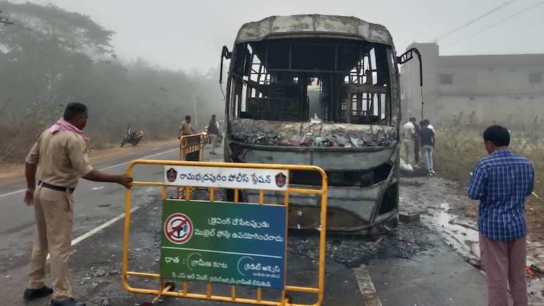 Andhra Pradesh: Prakasam Bus Fire Claims 13 Lives, PM Modi Sanctions Rs 2 Lakh Compensation