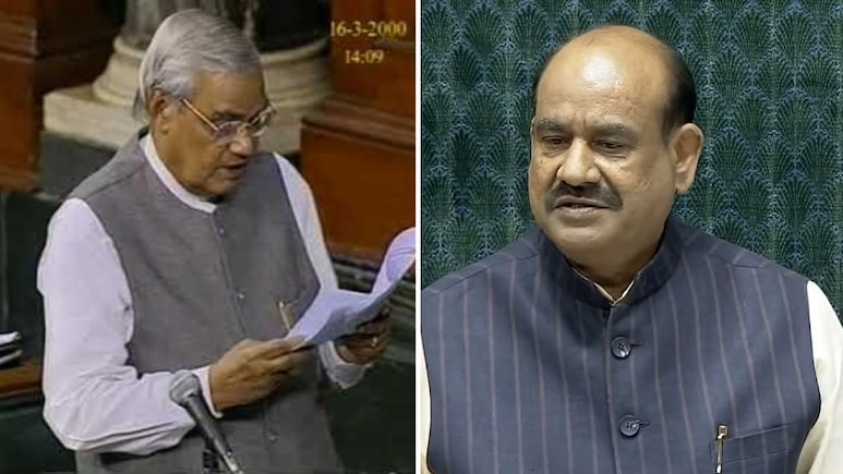 लोकसभा में अविश्वास प्रस्ताव पर बोले ओम बिरला, सुनाया अटल बिहारी वाजपेयी का 1957 का किस्सा