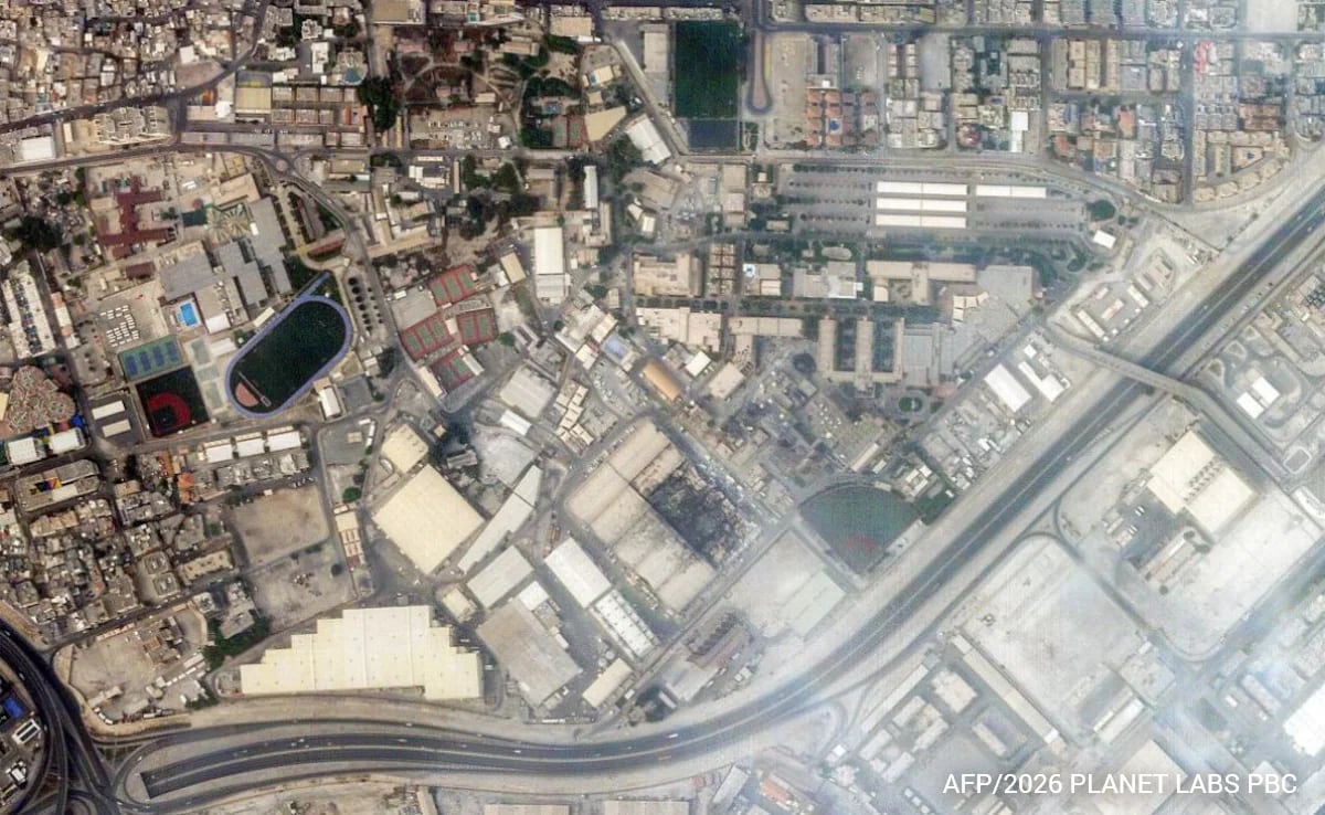 Satellite Pic Shows Smoke Rising From US 5th Fleet Base In Bahrain