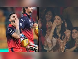 Video: क्या ड्रामेबाज़ है ये...विराट कोहली ने किया प्लाइंग किस, वाइफ अनुष्का शर्मा का ऐसा रिएक्शन हो गया वायरल
