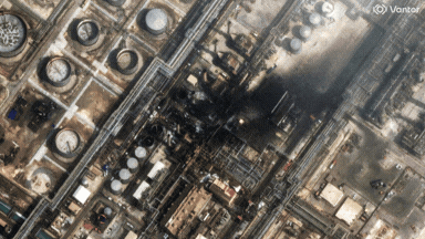 तेल, ड्रोन अटैक और विस्फोट... सैटेलाइट से दिखा सऊदी की सबसे बड़ी रिफाइनरी का ईरानी हमलों ने क्या हाल किया