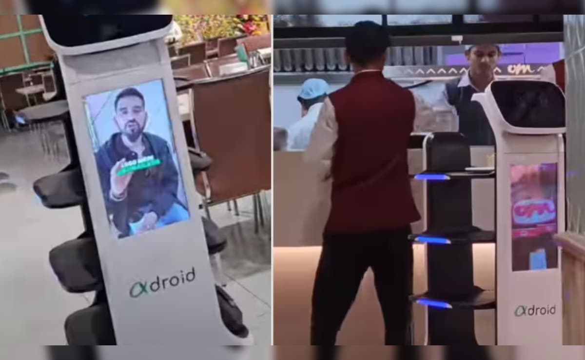 इस रेस्टोरेंट में रोबोट बने वेटर, लोगों को सर्व कर रहे हैं खाना