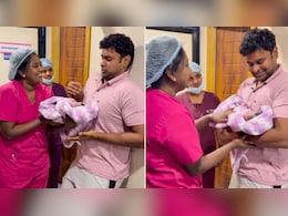 अपने न्यूबॉर्न बेबी को गोद लेने में पिता घबराया, नर्स ने दिया हौसला और सिखाया सही तरीका, भावुक कर देगा वीडियो