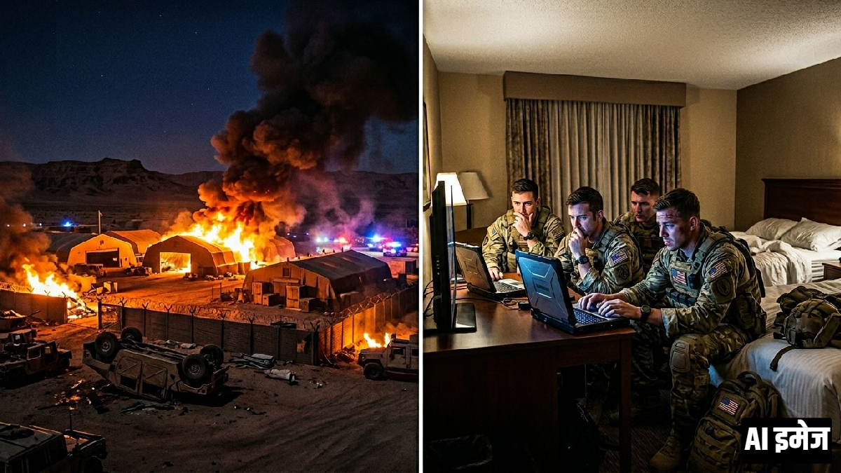 अमेरिकी सैनिकों पर भारी पड़ रहा है ईरान युद्ध, सैन्य अड्डे तबाह होने पर होटलों में छिपने को मजबूर हुए US जवान