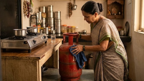 युद्धामुळे गॅस मिळणे कठीण होणार! तुमच्या सिलिंडरमध्ये किती गॅस आहे? ही ट्रिक वापरून घरच्या घरी करा खात्री