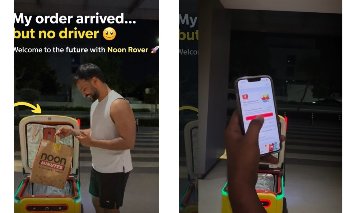 दरवाजे पर आया रोबोट, हाथ में खाना! दुबई का वीडियो वायरल