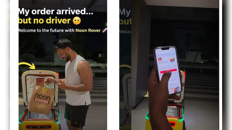 दरवाजे पर आया रोबोट, हाथ में खाना! दुबई का वीडियो वायरल