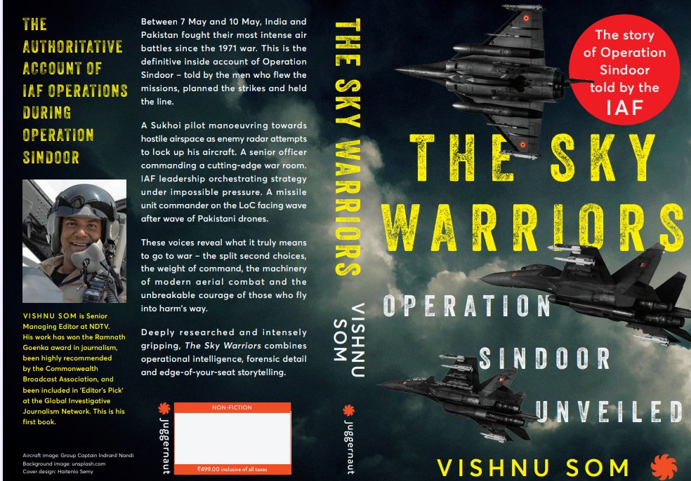 Vishnu Soms book Sky Warriors. Courtesy: Juggernaut