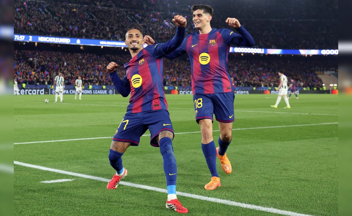 Barcelona Demolish Newcastle 7-2, Reach UEFA Champions League Quarter-Finals