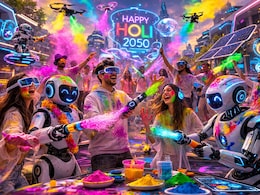 फ्यूचर की होली: 2050 में कैसे खेली जाएगी होली? AI की इमेज&zwj;िनेशन कर देगी दंग, मार्स पर स्&zwj;पेस होली से लेकर टेस्&zwj;ट कैप्&zwj;सूल तक, AI घुमा देगा स&zwj;िर