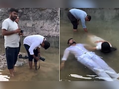 Crime Patrol का सीन लग रहा है! कीचड़ भरे तालाब में लेटकर कपल ने कराया प्री-वेडिंग शूट, खूब उड़ा मजाक