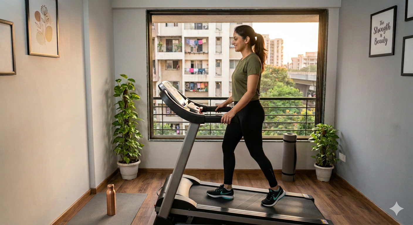 Walking at an incline can double your caloric expenditure