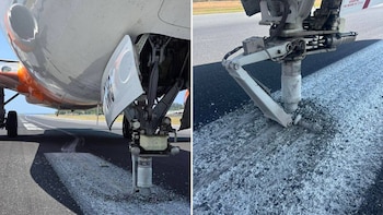 Air India Express Plane Suffers Nose-Wheel Problem At Phuket Airport