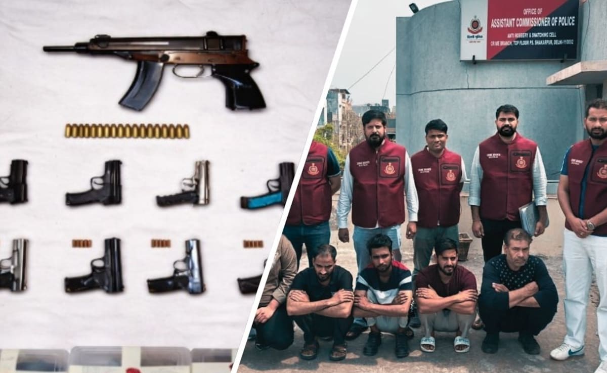 दिल्ली में चीन, जर्मनी, तुर्की में बने हाईटेक हथियार बरामद,  क्राइम ब्रांच की बड़ी कार्रवाई में 10 इंटरनेशनल तस्कर गिरफ्तार