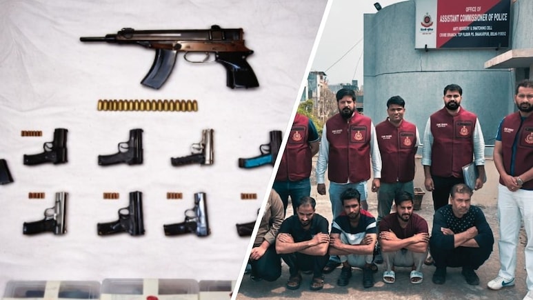 दिल्ली में चीन, जर्मनी, तुर्की में बने हाईटेक हथियार बरामद,  क्राइम ब्रांच की बड़ी कार्रवाई में 10 इंटरनेशनल तस्कर गिरफ्तार