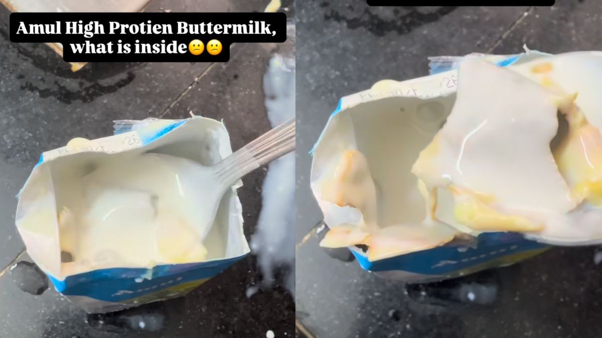 Viral: Man Flags 'Foreign Substance' In Amul Buttermilk, Brand Responds