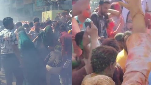 सीएम के स्वागत मंच के पास फायर शॉट से हादसा, दस घायल, तीन को इंदौर किया रैफर