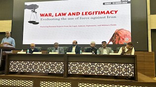 ईरान युद्ध के बीच दिल्ली में सेमिनार, वकील-फौजी-प्रोफेसर सबने कहा- अमेरिका की कार्रवाई गलत