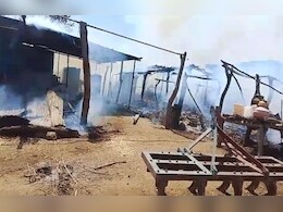 6 मकानों में लगी आग, 20 बकरियां जल कर खाक, लाखों की चांदी पिघलकर मिट्टी में मिली