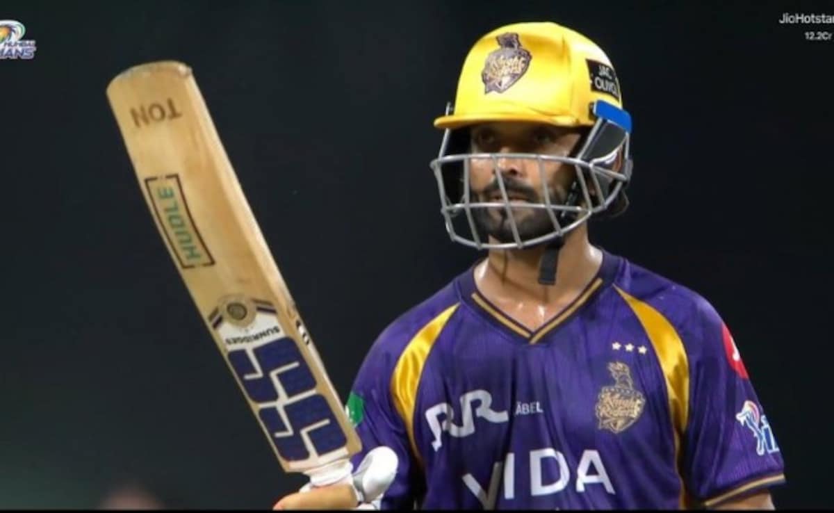 MI vs KKR:  अरे! 37 का वेटरन या 37 का जवान, ये अजिंक्य रहाणे ने कौन सा चवनप्राश खा लिया? पावरफुल इंपैक्ट से सभी हैरान