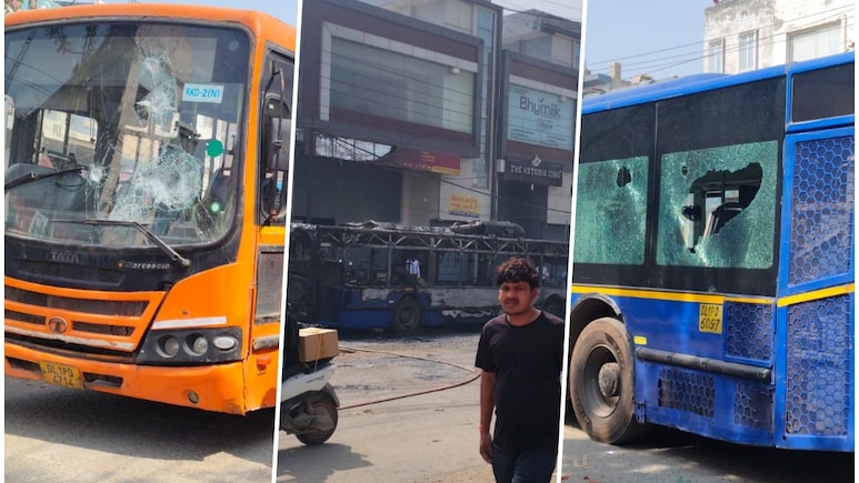 दिल्&zwj;ली में DTC बस हुई बेकाबू, कई लोगों को कुचला, 3 की मौके पर ही मौत, गुस्&zwj;साई भीड़ ने की बसों में तोड़फोड़