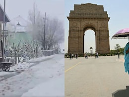 दिल्ली में जलाने वाली गर्मी और यहां पड़ रही जमकर बर्फ, मौसम चल रहा कौन सी नई चाल, VIDEO