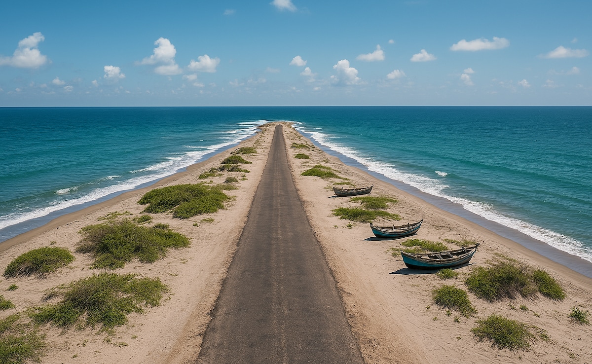National Highway 87 from Rameswaram to Arichal Munai Marks India’s Last Road