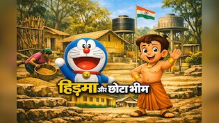 खूंखार कमांडर हिड़मा के गांव में बदलाव की कहानी: दीवारों पर दिखे डोरेमॉन और छोटा भीम