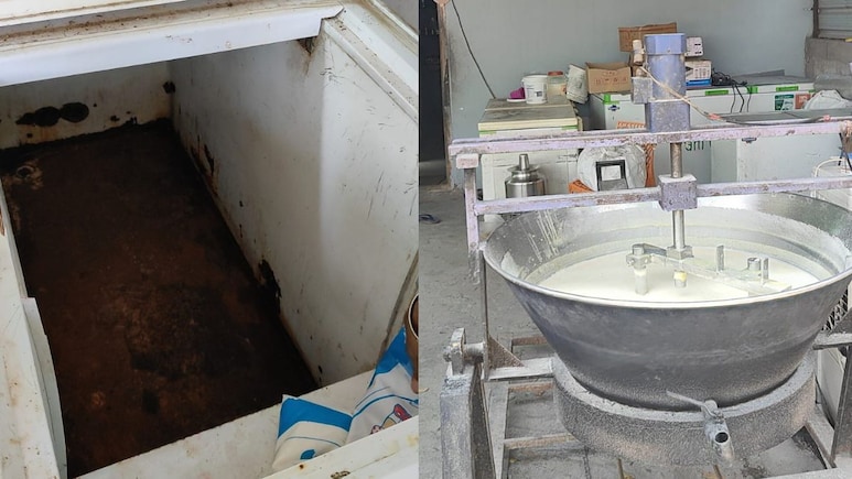 50 Litres Of Unhygienic Badam Milk, Kulfi Products Destroyed In Telangana Raid