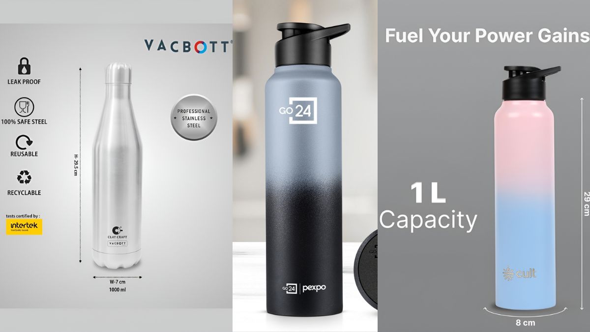 Scorching Summer Looming, Hydrate Yourself, Just Check These 5 Best Stainless Steel Bottles Under Rs 400