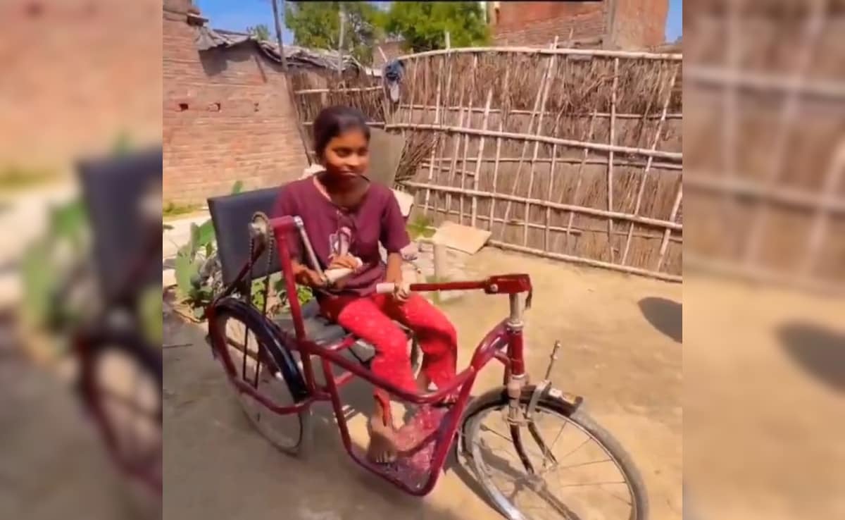 Specially-Abled Bihar Girl's School Struggle Sparks Outrage After Tricycle Breaks Down