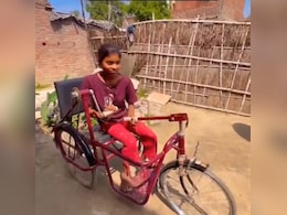 Specially-Abled Bihar Girl's School Struggle Sparks Outrage After Tricycle Breaks Down