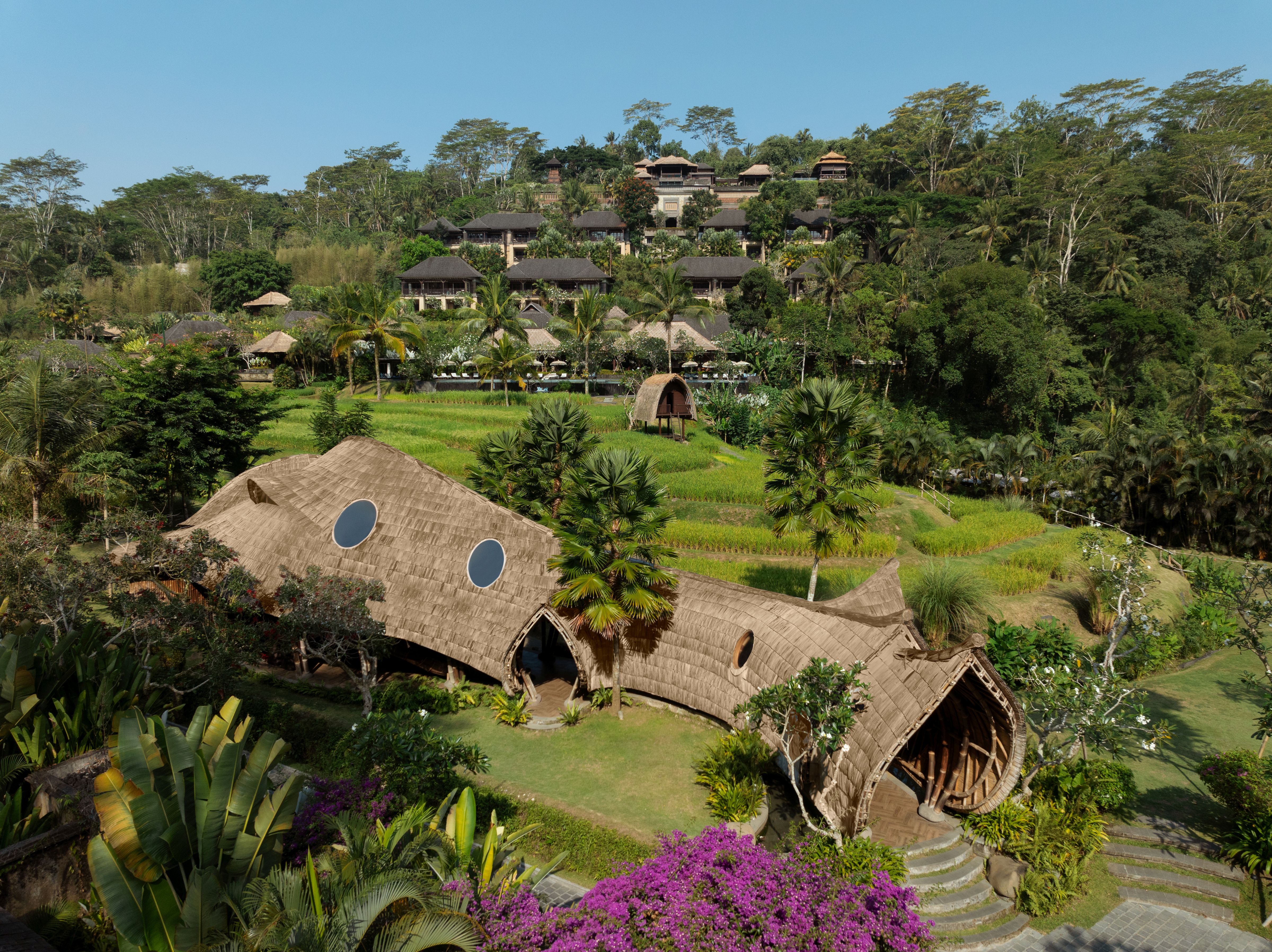 The resort is built across multiple levels. Photo: Mandapa